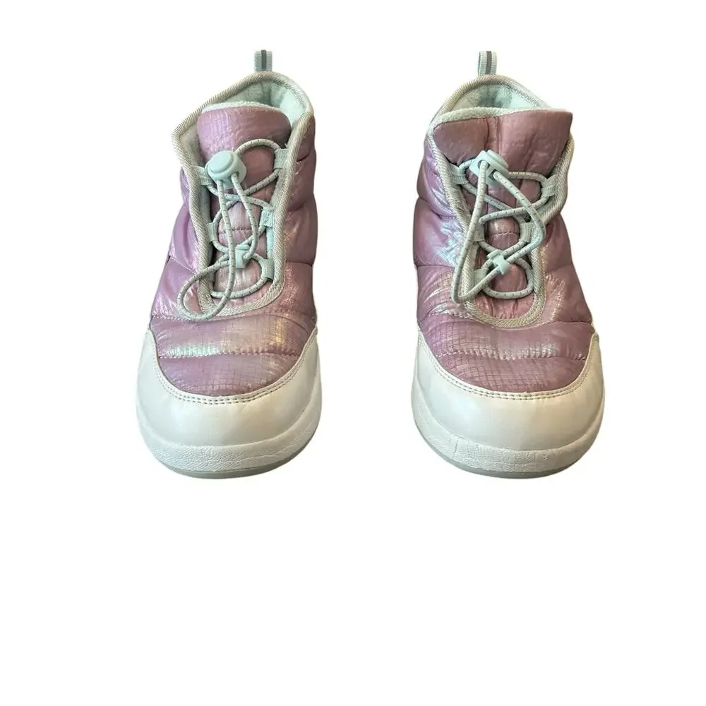 Lands End Girls size 4M Iridescent Snow Boots